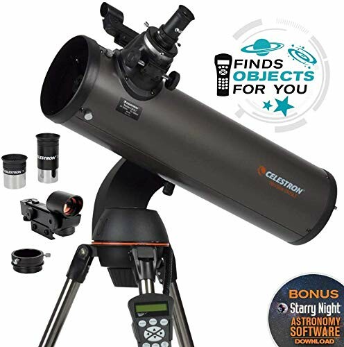 Celestron telescope with accessories and astronomy software