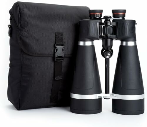 Large Celestron SkyMaster Pro 20x80 Binoculars with carrying case.