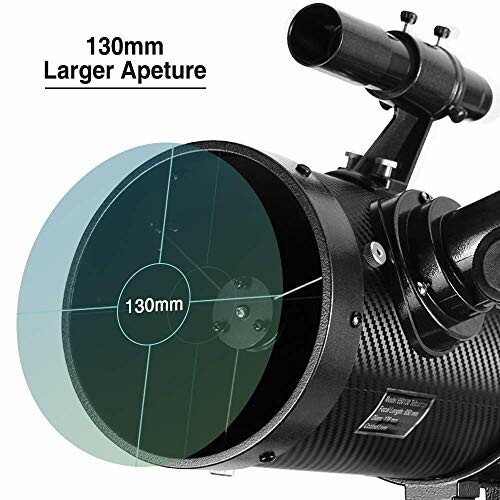 Telescope with 130mm larger aperture and finder scope